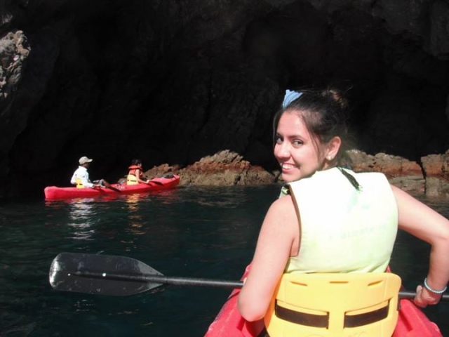 kayaks y paisajes